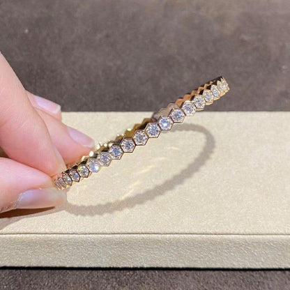 [Loran]BEE LOVE GOLD BRACELET FULL DIAMOND