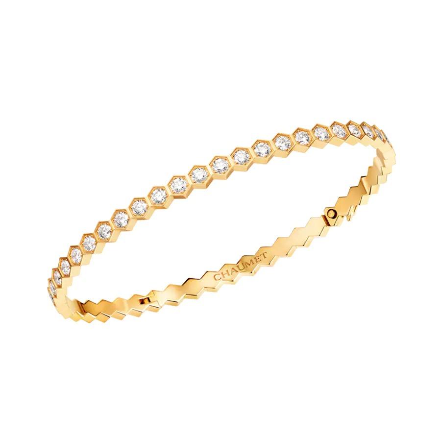 [Loran]BEE LOVE GOLD BRACELET FULL DIAMOND