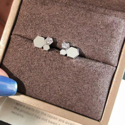 [Loran]BEE LOVE SILVER DIAMOND EARRINGS