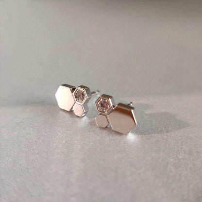 [Loran]BEE LOVE SILVER DIAMOND EARRINGS