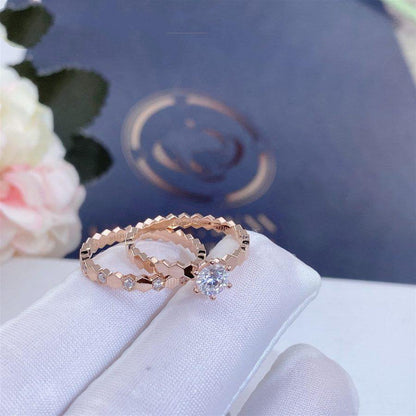 [Loran]BEE LOVE RING ROSE GOLD 1 DIAMOND