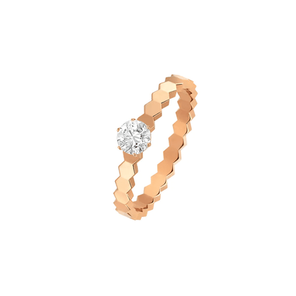 [Loran]BEE LOVE RING ROSE GOLD 1 DIAMOND