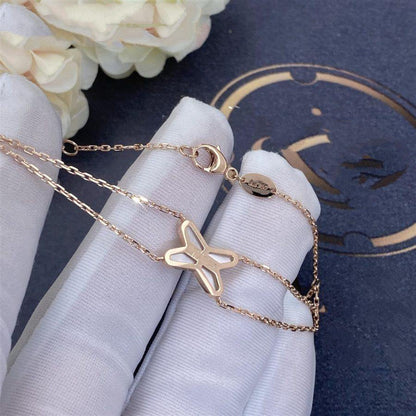 [Loran]JEUX BRACELET WHITE MOP ROSE GOLD 1 DIAMOND