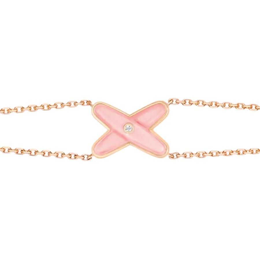 [Loran]JEUX BRACELET PINK MOP ROSE GOLD 1 DIAMOND