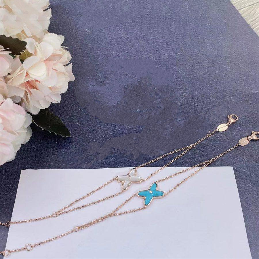 [Loran]JEUX BRACELET TURQUOISE ROSE GOLD 1 DIAMOND