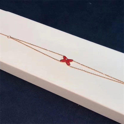 [Loran]JEUX BRACELET CARNELIAN ROSE GOLD 1 DIAMOND