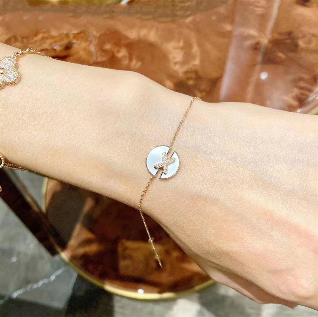 [Loran]JEUX DE BRACELET MOP ROSE GOLD DIAMONDS