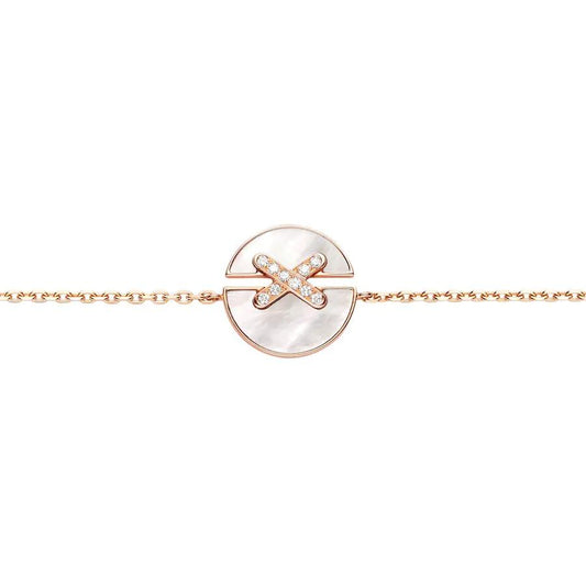 [Loran]JEUX DE BRACELET MOP ROSE GOLD DIAMONDS
