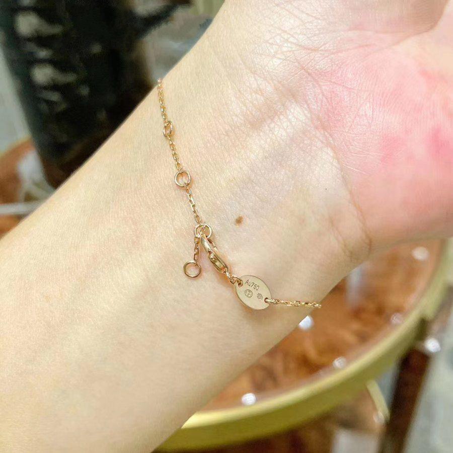 [Loran]JEUX DE BRACELET MOP ROSE GOLD DIAMONDS