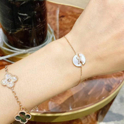[Loran]JEUX DE BRACELET MOP ROSE GOLD DIAMONDS