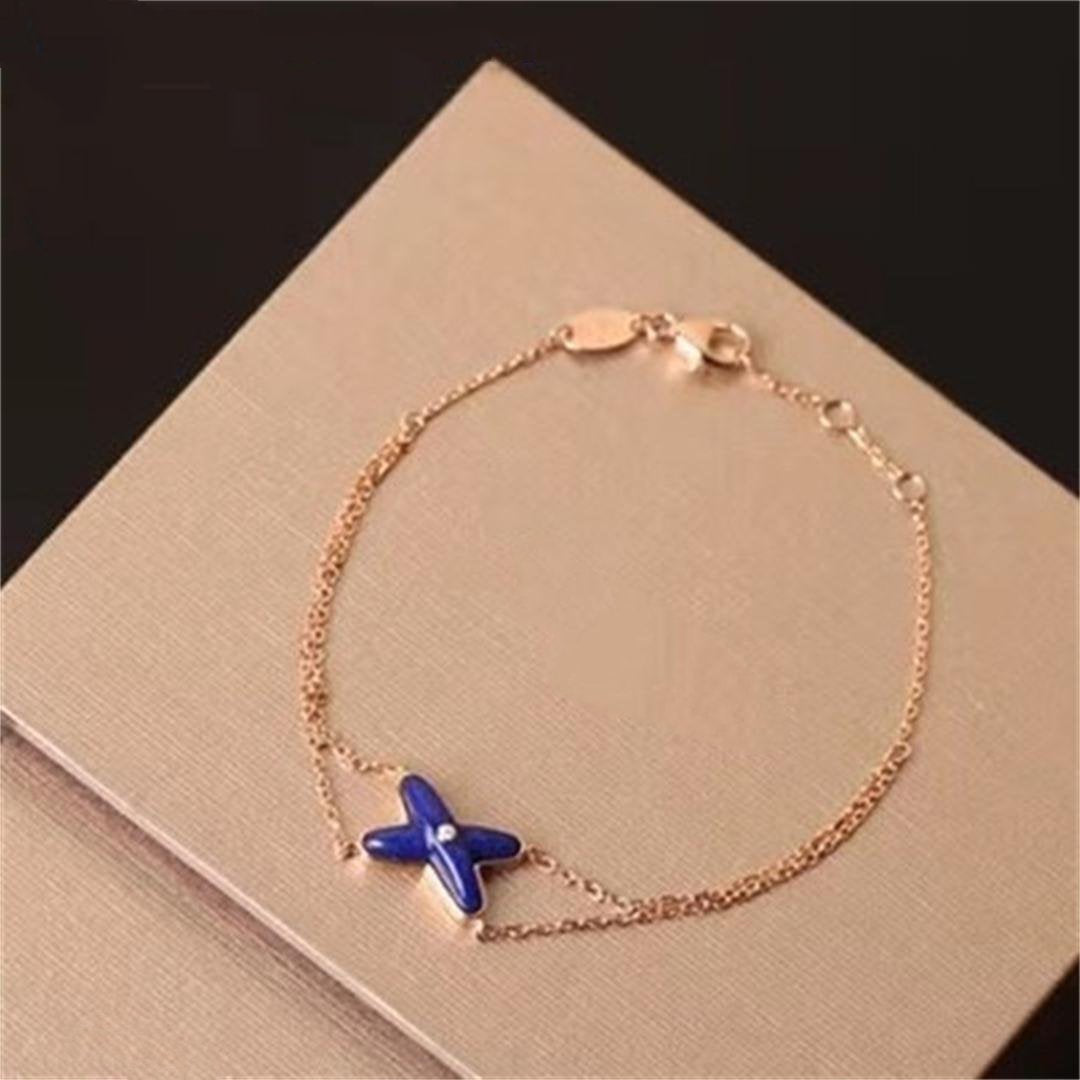 [Loran]Hollow Design Four-Leaf Clover Flower Shape Ring
