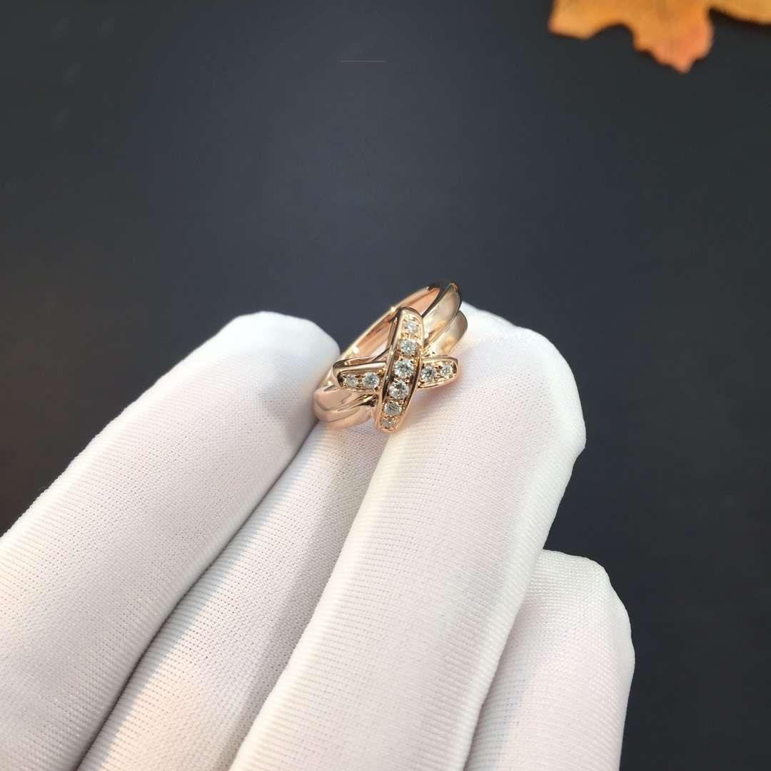 [Loran]JEUX DE ROSE GOLD DIAMOND RING