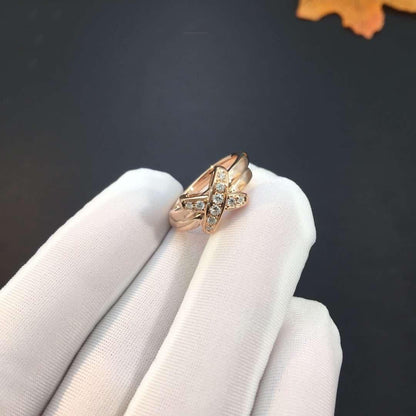 [Loran]JEUX DE ROSE GOLD DIAMOND RING