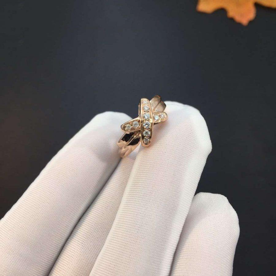 [Loran]JEUX DE ROSE GOLD DIAMOND RING