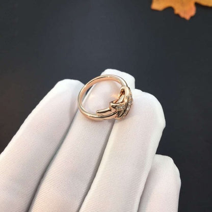 [Loran]JEUX DE ROSE GOLD DIAMOND RING
