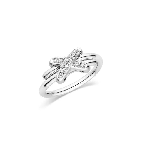 [Loran]JEUX DE SILVER DIAMOND RING