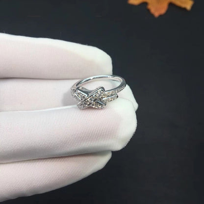 [Loran]JEUX DE SILVER DIAMOND RING