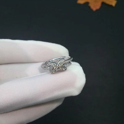 [Loran]JEUX DE SILVER DIAMOND RING