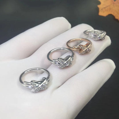 [Loran]JEUX DE SILVER DIAMOND RING
