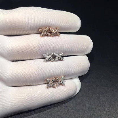 [Loran]JEUX DE DIAMOND EARRINGS