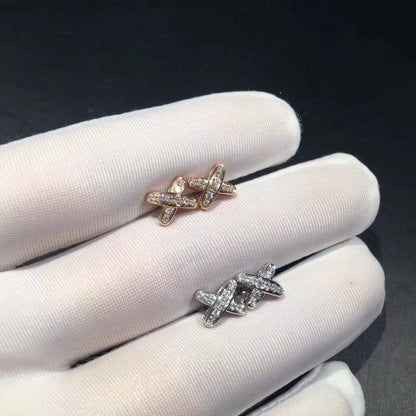 [Loran]JEUX DE DIAMOND EARRINGS