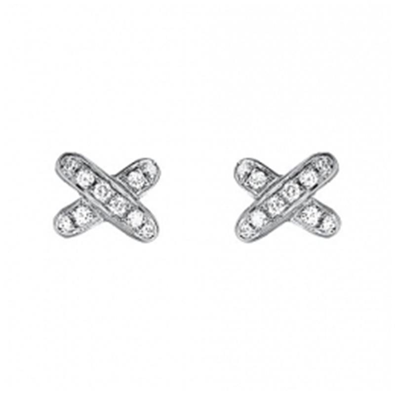[Loran]JEUX DE DIAMOND EARRINGS