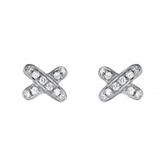 [Loran]JEUX DE DIAMOND EARRINGS