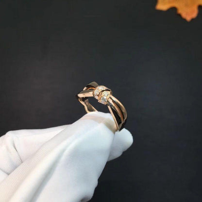 [Loran]LIENS RING ROSE GOLD DIAMOND