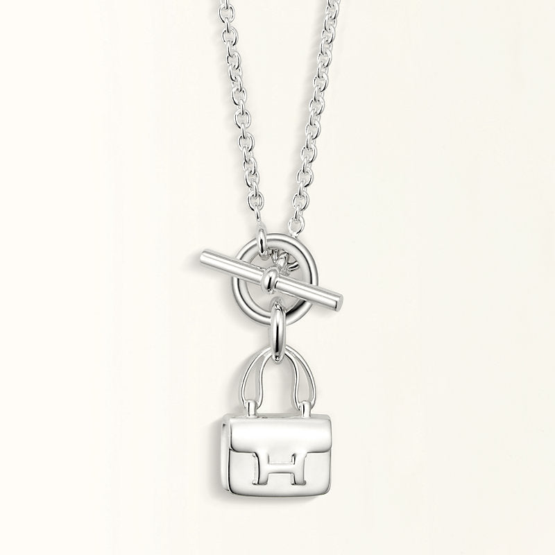 [Loran]POP H PEDANT SILVER NECKLACE