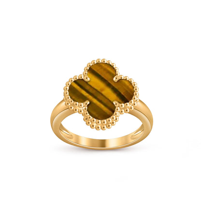 [Loran]LUCKY CLOVER VINTAGE GOLD RING COLLECTION