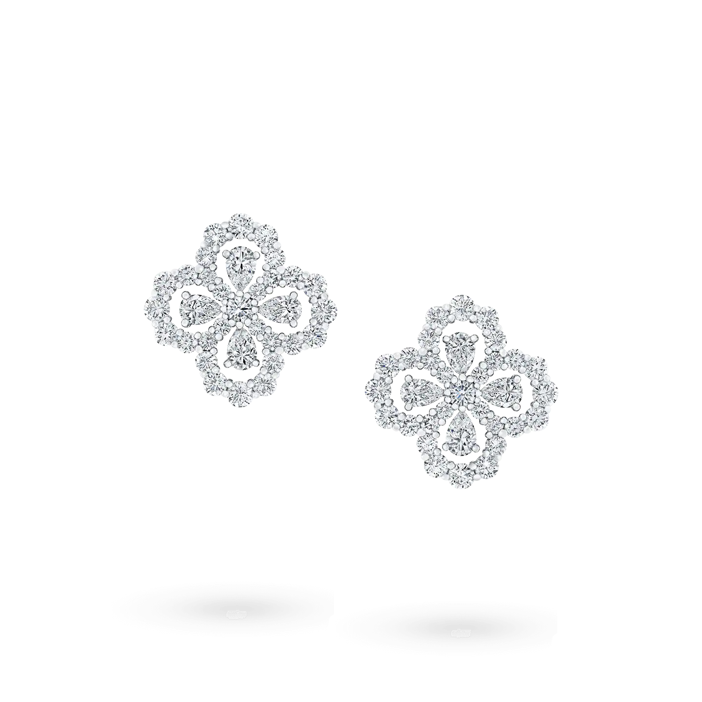 [Loran]LOOP EARRINGS FULL MOTIF DIAMOND 16MM