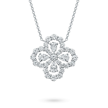 [Loran]LOOP NECKLACE FULL MOTIF DIAMOND 16MM MULTIPLE COLORS
