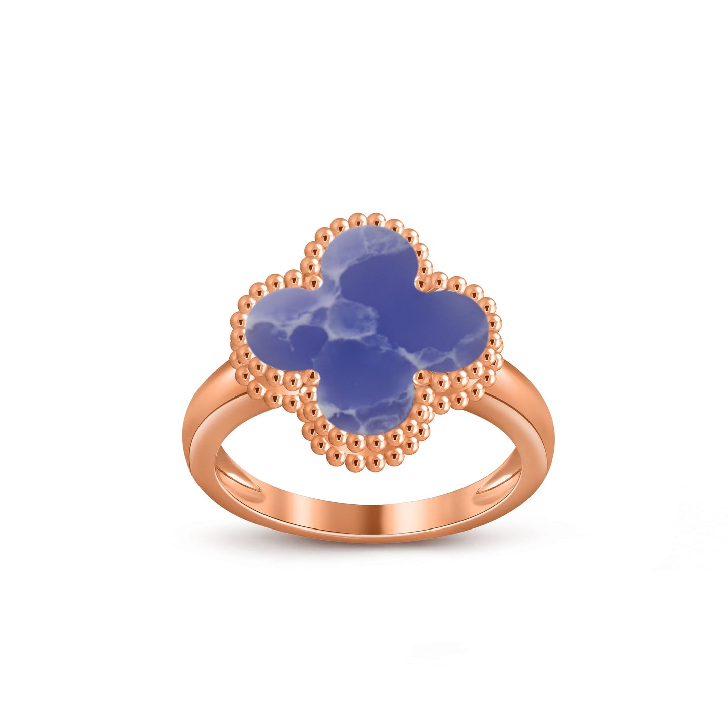 [Loran]LUCKY CLOVER VINTAGE ROSE GOLD RING COLLECTION