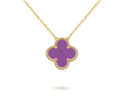 [Loran]15MM CLOVER FLOWER PENDANT NECKLACE COLLECTION