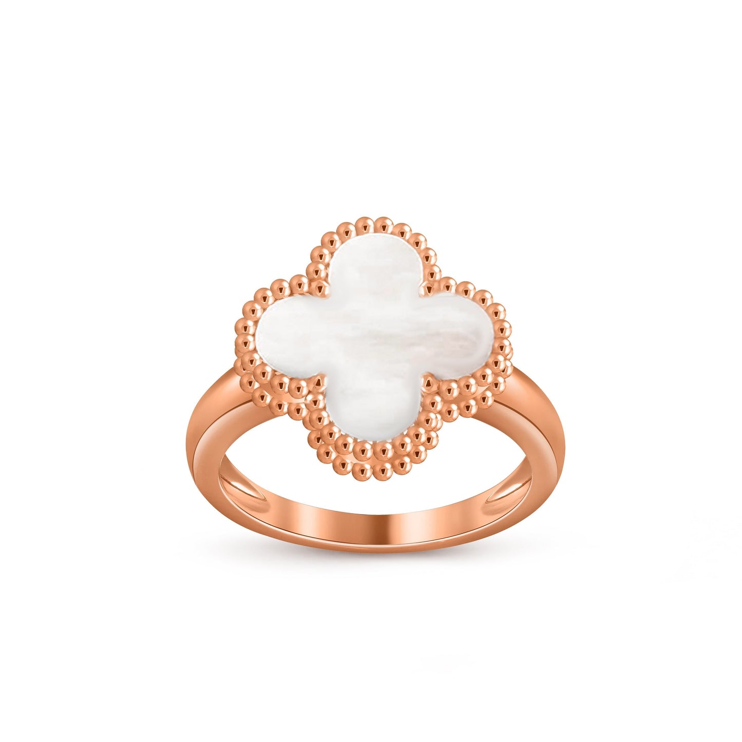 [Loran]LUCKY CLOVER VINTAGE ROSE GOLD RING COLLECTION