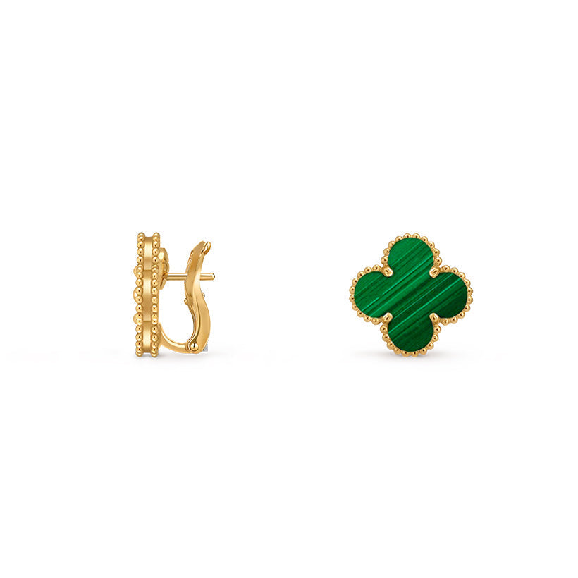 [Loran]15MM CLOVER FLOWER STUD EARRINGS GOLD COLLECTION