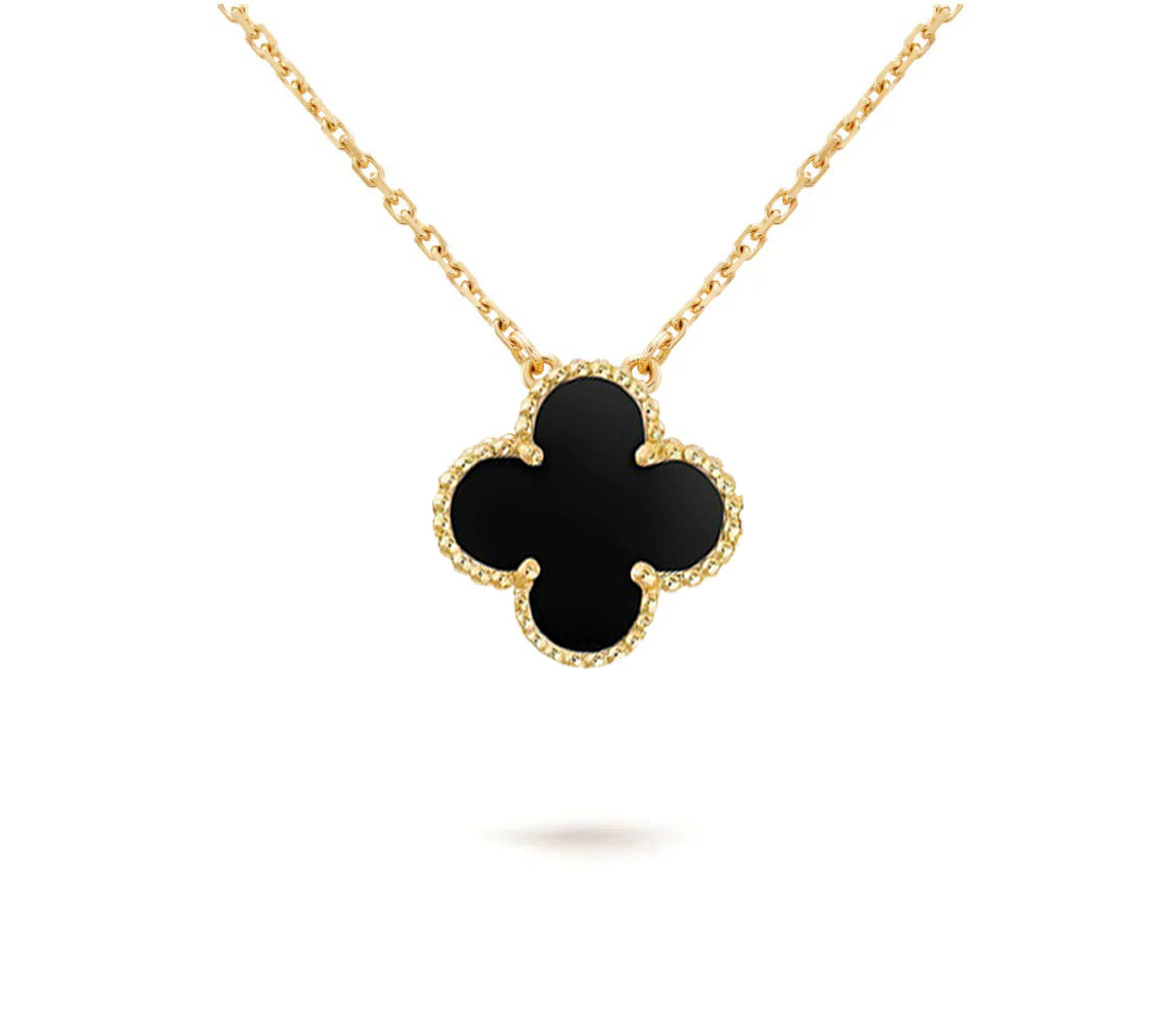 [Loran]15MM CLOVER FLOWER PENDANT NECKLACE COLLECTION