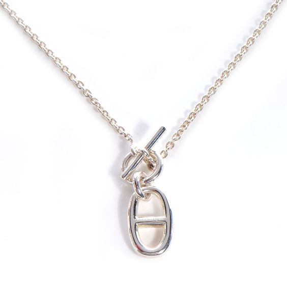 [Loran]HM CHAINE D'ANCRE PENDANT NECKLACE STERLING SILVER