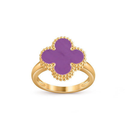 [Loran]LUCKY CLOVER VINTAGE GOLD RING COLLECTION