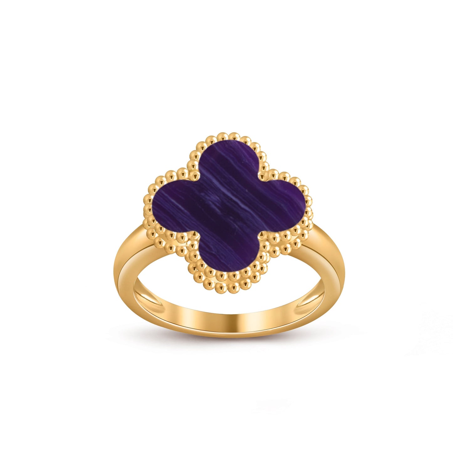 [Loran]LUCKY CLOVER VINTAGE GOLD RING COLLECTION