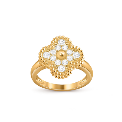 [Loran]LUCKY CLOVER VINTAGE GOLD RING COLLECTION