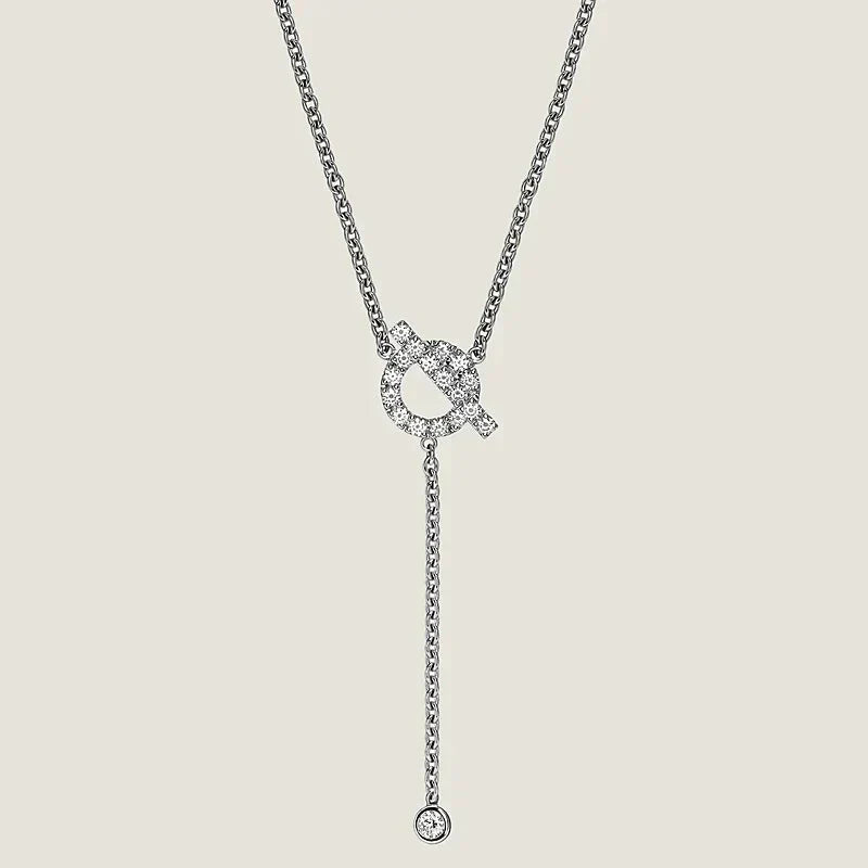 [Loran]FINESSE SILVER DIAMOND NECKLACE