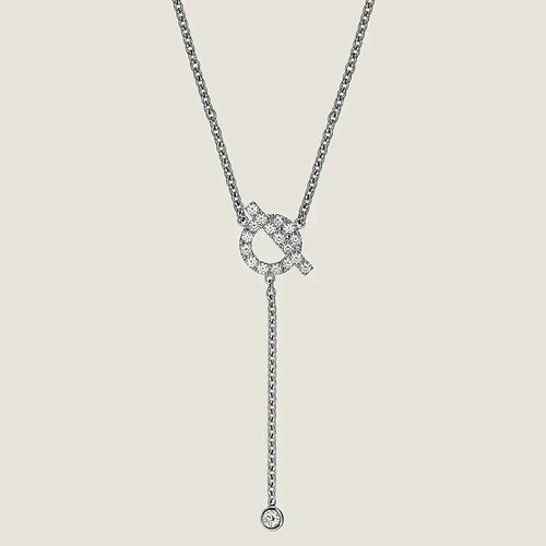 [Loran]FINESSE SILVER DIAMOND NECKLACE
