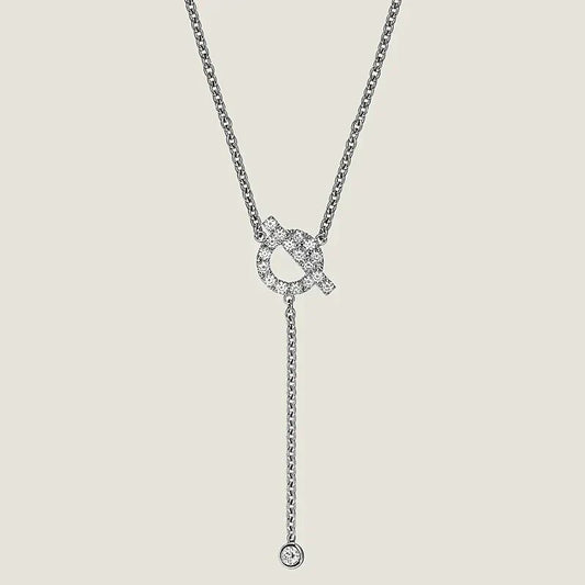 [Loran]FINESSE SILVER DIAMOND NECKLACE