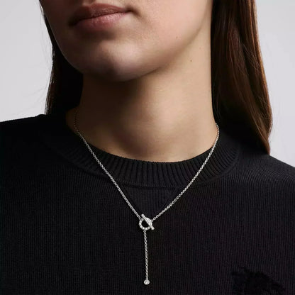 [Loran]FINESSE SILVER DIAMOND NECKLACE