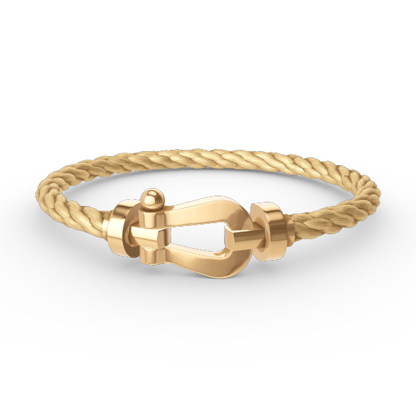 [Loran]FORCE LARGE HORSESHOE BRACELET - GOLD