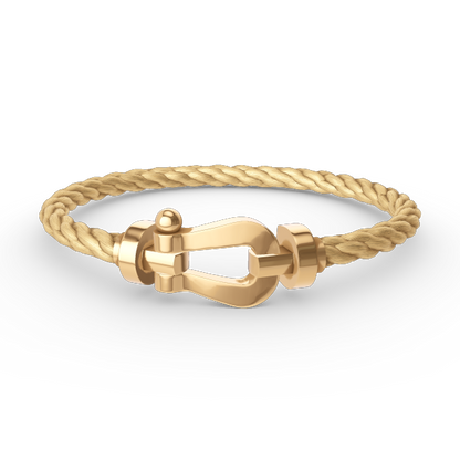 [Loran]FORCE LARGE HORSESHOE BRACELET - GOLD