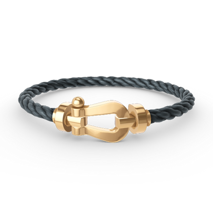 [Loran]FORCE LARGE HORSESHOE BRACELET - GOLD