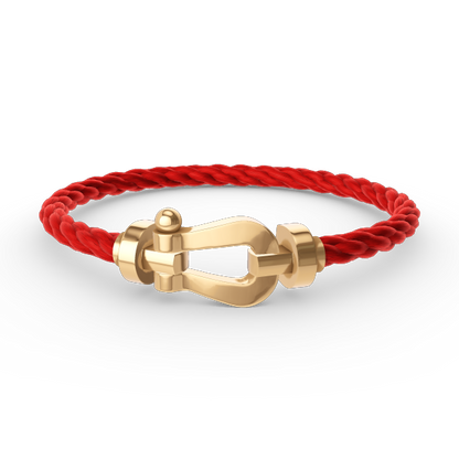 [Loran]FORCE LARGE HORSESHOE BRACELET - GOLD