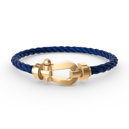 [Loran]FORCE LARGE HORSESHOE BRACELET - GOLD